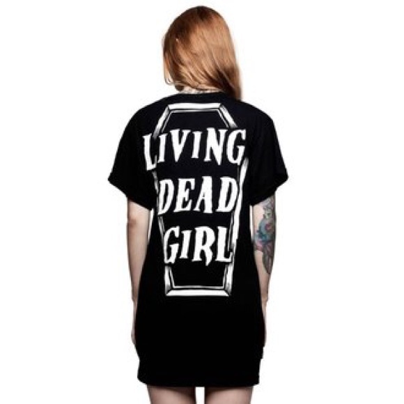 Killstar Living Dead Girl BF Tee - Picture 2 of 9